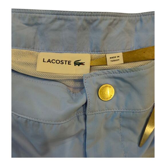 LACOSTE MEN’S MID-LENGTH GRADATED COLORBLOCK SWIMMING TRUNKS SIZE LARGE - Picture 4 of 12